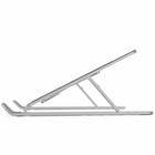 JCPal - Xstand Support de rehausseur ergonomique compact et réglable pour ordinateur portable - Argent-6 hauteurs réglables (15,23,30,35,40 et 45 degrés)