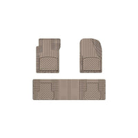 WeatherTech - Ensemble de 3 tapis universels AVM (All Vehicle Mat) prêts à couper, beige-Tapis universels découpables à la forme pour un ajustement quasi-personnalisé