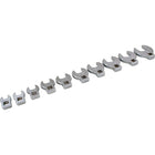 Gray Tools – Ensemble de 10 clés à ergot à fourche SAE de 3/8 po, chromé miroir, 3/8 à 1 po-Contient les tailles : 3/8, 7/16, 1/2, 9/16, 5/8, 11/16, 3/4, 13/16, 7/8, 1(po).