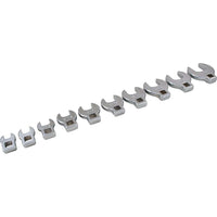 Gray Tools – Ensemble de 10 clés à ergot à fourche SAE de 3/8 po, chromé miroir, 3/8 à 1 po-Contient les tailles : 3/8, 7/16, 1/2, 9/16, 5/8, 11/16, 3/4, 13/16, 7/8, 1(po).