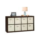 Sauder Stow-away 8 Cube Organisateur - 57.87" H - Finition Smoked Oak (421547)-160 distribué équitablement