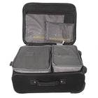 NICCI – Ensemble d'accessoires de rangement pour bagages, 6 pièces, gris-Moyen sac à glissière : 11,81 x 11,02 x 4,72 (po)