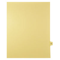 Markmaker - 25 tabs/PQT,5 PQT/Boite, Intercalaires imprimes Legal, Chamois, 1/15th coupe| format lettre, sans trous, Numero 177-Intercalaires imprimes Legal