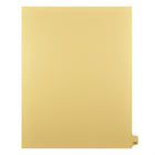 Markmaker - Intercalaires imprimes Legal, Chamois, 1/25th coupe, format lettre, sans trous, 25 tabs/PQT, 5 PQT/Boite, Numero 150-Intercalaires imprimes Legal