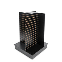 Can-Bramar - Econoline 4 way slatwall présentoir - 36po P x 36po L x 54po H - Noir-Accepte tout le matériel et les accessoires standard de slatwall