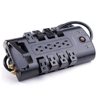 BlueDiamond - Limiteur de surtension Defend Flex à 12 prises, cordon de 8 pi, S9PC01EBCY-Cordon d'alimentation de 8 pi