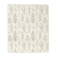 Reliure Staples 1 po - motif floral discret-Classeur à anneaux ronds, motif floral discret, peut contenir jusqu'à 175 feuilles de papier