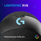 Logitech G - Yeti Orb Microphone de jeu RVB à condensateur - Noir -Éclairage LIGHTSYNC RVB : le témoin lumineux et le logo RVB fonctionnent avec LIGHTSYNC afin de proposer des effets lumineux personnalisables qui s'adaptent à votre jeu pour une expérience gaming immersive
