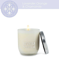 Aromabotanical – Bougie au parfum de lavande, d’orange et de camomille, taille petite (16-AB/005 LO)-Les bougies parfumées d’Aromabotanical créent du luxe pour les sens!