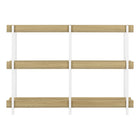 Monarch Specialties - 2222 Table D'Appoint 48 po L - Console Naturel/Metal Blanc-8
