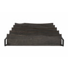 Bibliothèque Live Edge de Gry Mattr, noyer noir-Assemblage requis