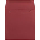 JAM Paper Enveloppes carrées format invitation avec fermeture gommée, 6 x 6 po, rouge foncé, 100/pqt-Taille : 6 x 6 po