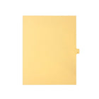 Mark Maker – Onglets séparateurs juridiques beiges, 1/26 onglets, format lettre, sans trous, lettre N, 25/paquet-Onglets séparateurs beiges, 1/26 onglets