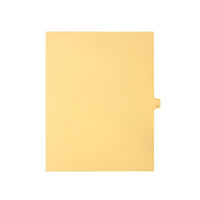 Mark Maker – Onglets séparateurs juridiques beiges, 1/26 onglets, format lettre, sans trous, lettre N, 25/paquet-Onglets séparateurs beiges, 1/26 onglets