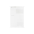Gry Mattr - Boîte de classement pour dossiers suspendus de 7,25 x 13,75 x 10,6 po - blanche-5
