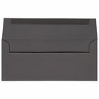 JAM Paper Enveloppes commerciales # 10, 4,125 po x 9,5 po, gris foncé, paquet de 50-Taille : #10 (4,13 x 9,5 pouces)