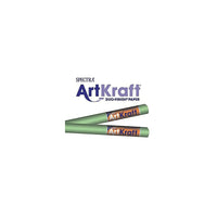 Rouleau de papier kraft Pacon Spectra Art, vert clair, 48" x 200'-Le papier Kraft Duo-Finish de premier plan, à grammage élevé, à la fois durable et polyvalent