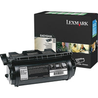 Lexmark - Cartouche de toner noire 64015HA, haut rendement-Cartouche de toner haut rendement : jusqu'à 21 000 pages