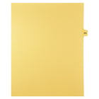Markmaker - 25 tabs/PQT, 5 PQT/Boite, Intercalaires imprimes Legal, Chamois, 1/15th coupe| format lettre, sans trous, Numero 200-Intercalaires imprimes Legal