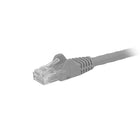 StarTech.com - Câble de raccordement Ethernet Cat6 avec connecteurs antiaccrochements RJ-45, 8 pi, gris (N6PATCH8GR)-Gaine en PVC gris pour vos connexions en codes de couleur