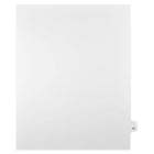 Mark Maker – Onglets séparateurs juridiques blancs, 1/25 onglets, format lettre, sans trous, numéro 47, 25/paquet-Onglets séparateurs blancs, 1/25 onglets