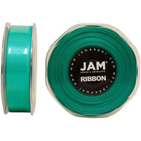 JAM PaperMD – Ruban de satin double face, 0,88 po de largeur x 25 verges, bleu sarcelle, 2/paquet (807SAtibu25g)-Bleu Tiffany
