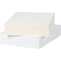 Synergy - Papier lin classique à 25 % de coton, blanc brillant-Le motif de lin donne un fini élégant   