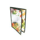 Futech, support de menu à 4 vues, GRN, 8-1 / 2 "lx 11" hauteur, vert, paquet de 10-Couleur De Garniture: Vert