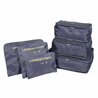 NICCI Organisateurs de Bagage et Valise-Ensemble de bagages 6 pièces.