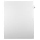 Markmaker - Intercalaires imprimes Legal, Blanc, 1/25th coupe, format lettre, sans trous, 25 tabs/PQT, 5 PQT/Boite, Numero 29-Intercalaires imprimes Legal