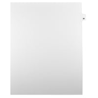 Markmaker - Intercalaires imprimes Legal, Blanc, 1/25th coupe, format lettre, sans trous, 25 tabs/PQT, 5 PQT/Boite, Numero 29-Intercalaires imprimes Legal