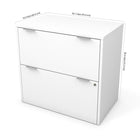 Bestar - Classeur latéral i3 Plus, blanc (160630-1117)-Blanc