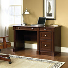 Sauder 53"W La Collection Palladia Bureau - Finition Select Cherry-Grand tiroir/tablette doté d'un panneau rabattable pour clavier/souris