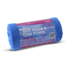 Zenzation Athletics - Tapis De Yoga Chaud Et Serviette D'Exercices 72po x 24po Bleu-100% microfibre, antibactérien et non pelucheux,