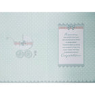 Rosedale ? Cartes de souhaits et enveloppes pour bébé « Welcome Little One! » dorée, 5 1/2 x 8 po , 6/paquet (19679)-Cartes de souhaits de qualité comparable à celles qu’on retrouve dans un magasin spécialisé