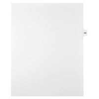 Mark Maker – Onglets séparateurs juridiques blancs, 1/15 onglets, format lettre, sans trous, numéro 185, 25/paquet-Onglets séparateurs blancs, 1/15 onglets