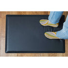 Rocelco - Support de bureau réglable assis/debout pour ordinateur portable de 32 po avec tapis anti-fatigue - Gris-La surface de travail mesure 32 pouces de largeur et 20,6 pouces de profondeur.
