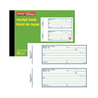 Staples Livret de reçus bilingue, SDC75B, duplicatas, autocopiants - 5-3/8 po x 7-5/8 po-5-3/8 po x 7-5/8 po