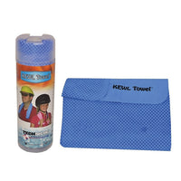 TechNiche KewltowerMC — Serviette à refroidissement par évaporation d’eau, bleu-Fournit de 5 à 10 heures de fraîcheur par trempage