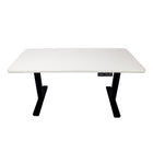 AnthroDesk - Bureau assis/debout electrique aux deux moteurs - Base Noire avec une surface de travail WM 48" x 30"-Bureau debout avec double moteur, hauteur réglable et boutons programmables