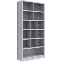 Metalware – Étagère enclenchable RK259, 7 tablettes, 36 x 12 x 76 po, gris clair-Système de tablettes ajustables offrant un espace de rangement solide, mais économique qui convient à vos besoins