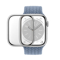 PanzerGlass - Full Body pour Apple Watch 41mm S7-9 - Transparent-Le verre est résistant aux chocs et à l'eau, et est recouvert d'une couche oléophobe qui est à la fois antibactérienne et anti-empreintes digitales