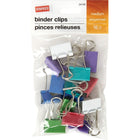 Staples - Pinces relieuses, moyennes, 1 1/4 po, couleurs mode variées, 15/pqt-Des pinces en métal robustes pour bien retenir les papiers