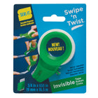 Seal-It - Ruban invisible Swipe 'n Twist, 3/4po x 650po-Écrivez sur le ruban invisible avec un stylo, un crayon ou un marqueur