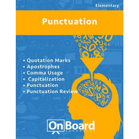 Livre numérique : Punctuation for Elementary Students (format PDF, téléchargement pour 1 utilisateur), 6 sujets, ISBN 9781630960391-1