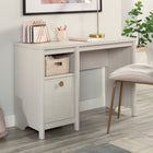 Sauder 43"W La Collection Dover Edge Bureau - Finition Glacier Oak-  Rangement caché derrière la porte pour des classeurs, des bacs et plus encore