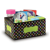 Teacher Created Resources Chalkboard Brights Storage Bins Small, paquet de 2-L'organisation de la classe est facile avec ces boîtes et bacs de rangement décoratifs