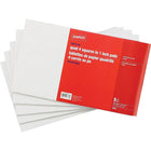 Staples - Blocs de papier blanc de format légal quadrillé, 96 feuilles, paquet de 5-Bloc de papier blanc format légal quadrillé par 4 carrés de 1 po