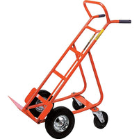 Wesco, Diables Avec Roulettes Pivotantes, Prise Combinaison, Acier, Hauteur De 47-1/2po, Capacité 800 Lb-Capacité 800 lb