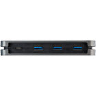 StarTech - Concentrateur 4 ports USB-A et USB-C - Câble de 11,2 po-Hub léger avec boîtier en plastique robuste, câble usb-c de 28 cm inclus